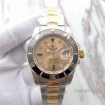 Swiss Copy Rolex Submariner EW Factory Swiss 3135 2-Tone Gold Dial Watch